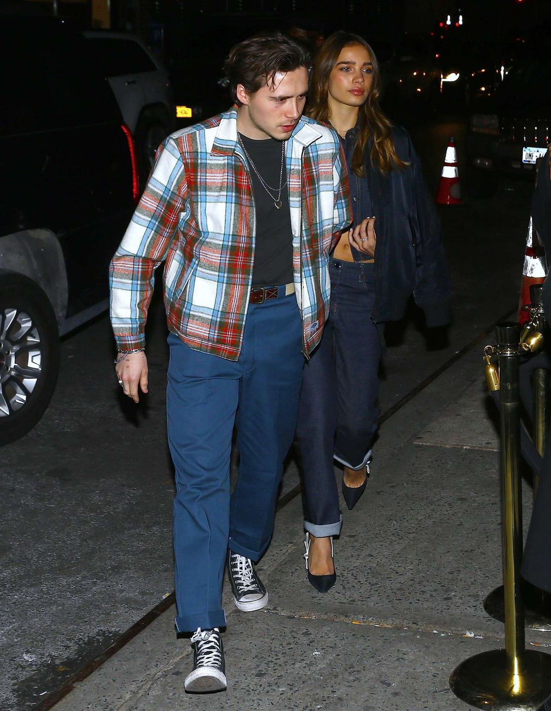Brooklyn Beckham z dziewczyną na pokazie mody
