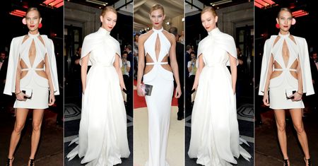 LOOK OF THE DAY: Karlie Kloss w sukni Brandona Maxwella