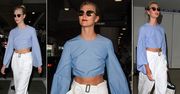 LOOK OF THE DAY: Karlie Kloss w bluzce Rosie Assoulin
