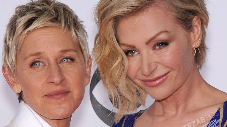 January 07, 2015  Los Angeles, CA.
Ellen DeGeneres &amp; Portia De Rossi
People's Choice Awards 2014 - Arrivals
at the Nokia Theatre
© Chase Rollins / AFF-USA.COM