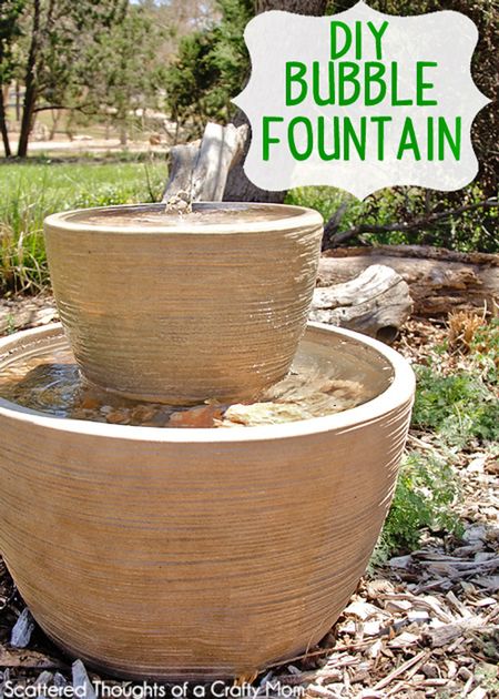 Bubble Fountain in a Pot