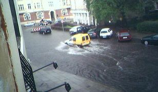 Ulewna burza zalała Trójmiasto