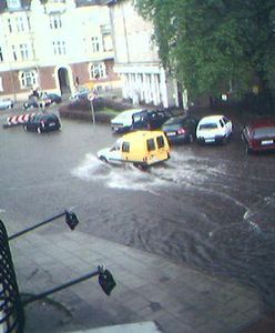 Ulewna burza zalała Trójmiasto