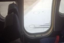 Panika na pokładzie. Drzwi samolotu wypadły podczas lądowania