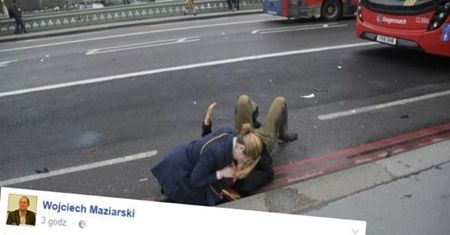 Dziennikarz żartuje po zamachu w Londynie. Internauci zażenowani