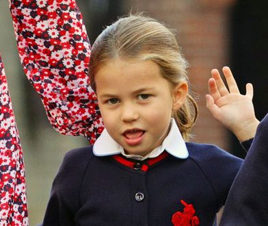 Księżniczka Charlotte i jej pierwszy dzień w szkole. Jaka urocza!
