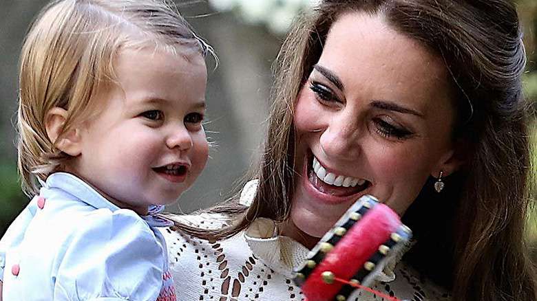 Księżniczka Charlotte i księżna Kate