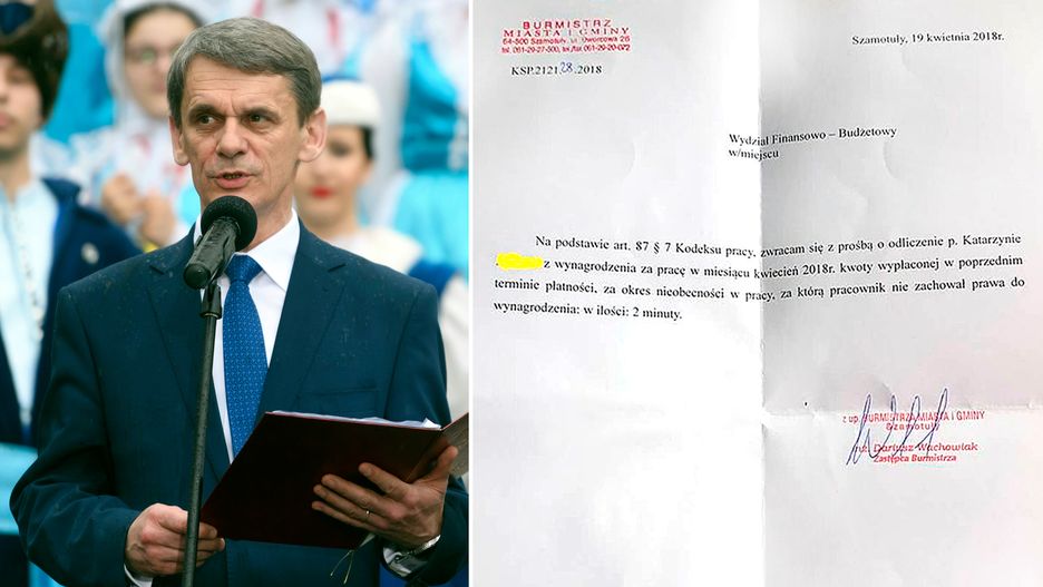 Burmistrz Miasta i Gminy Szamotuły Włodzimierz Kaczmarek