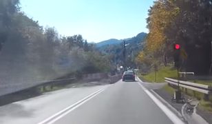 Przerażające nagranie z budowy drogi. Kierowcy nagminnie nie stosują się do przepisów