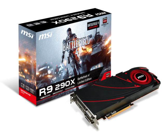 MSI Radeon R9 z grą Battlefield 4