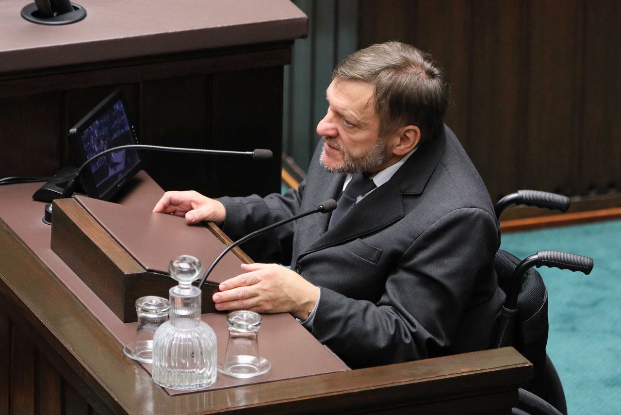 "Lista wstydu". Emocjonalne wystąpienie niepełnosprawnego posła