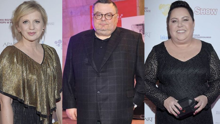 Marzena Rogalska, Wojciech Mann, Dorota Wellman