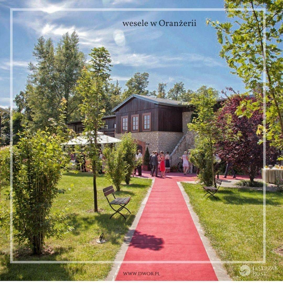 Wynajęty przez Radwańską Hotel Dwór w Tomaszowicach pod Krakowem