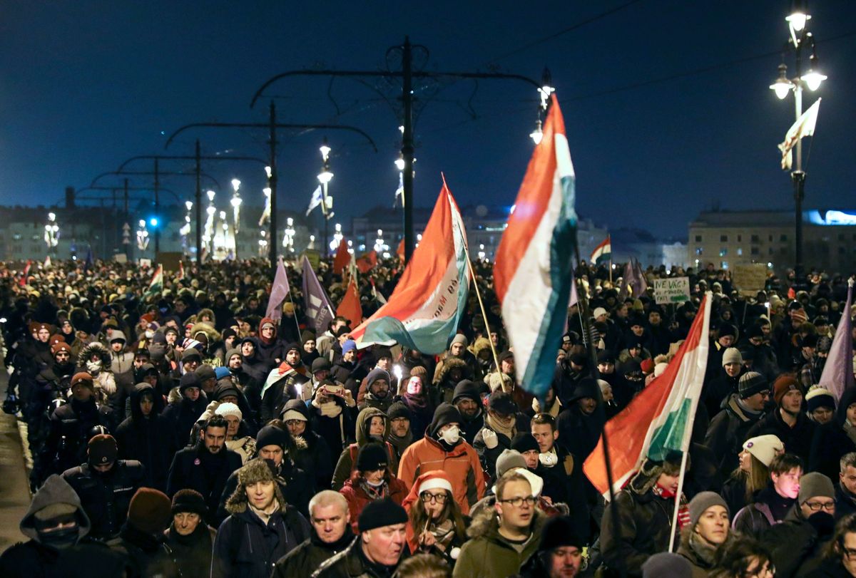 Węgrzy też mają swój "pucz". Nowa jakość w protestach na Węgrzech