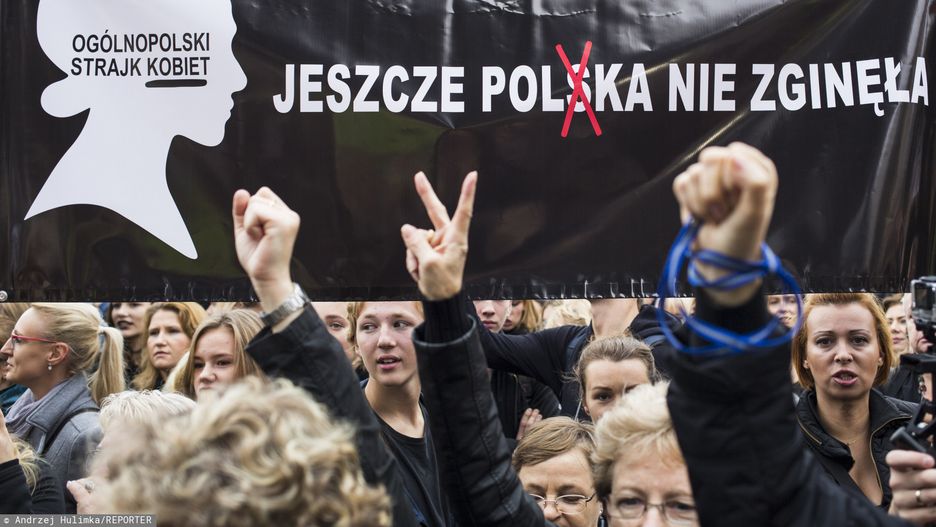 Ogólnopolski Strajk Kobiet. Demonstracja w Warszawie (zdj. arch.)