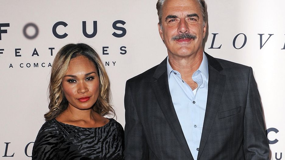 Chris Noth ze swoją małżonką