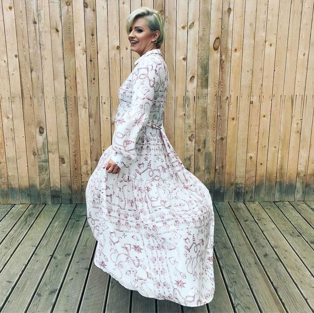 Dorota Szelągowska w sukience Łukasza Jemioła