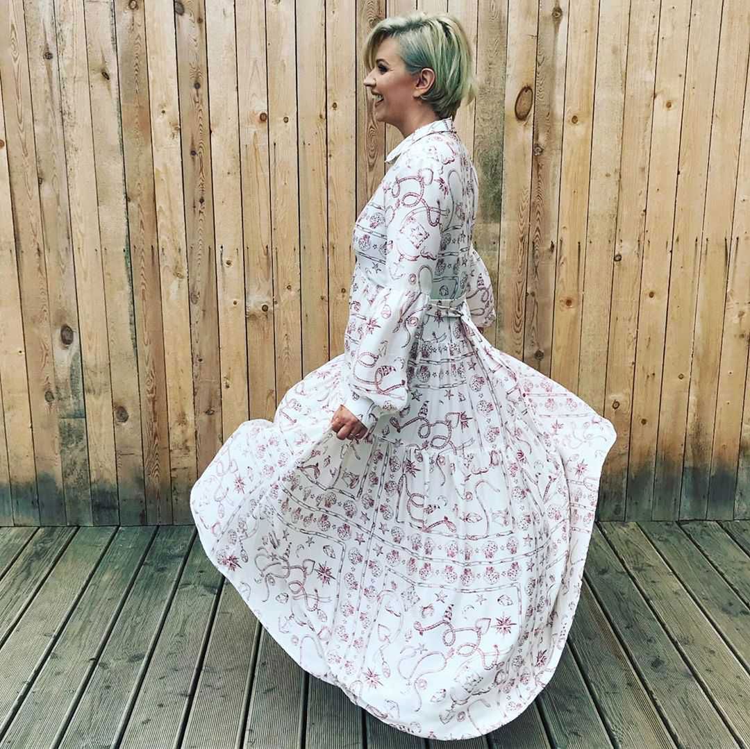 Dorota Szelągowska w sukience Łukasza Jemioła