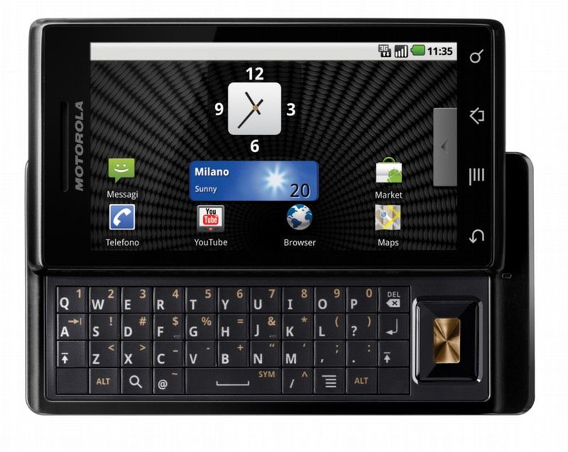 Motorola MILESTONE - pierwszy w Europie telefon z systemem Android 2.0