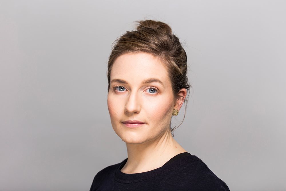 Agata Nawotny, kuratorka wystawy 