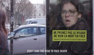 Władze Paryża pokazały ciekawy sposób na poprawę bezpieczeństwa pieszych