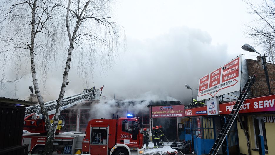 Przyczyna pożaru nie jest jeszcze znana