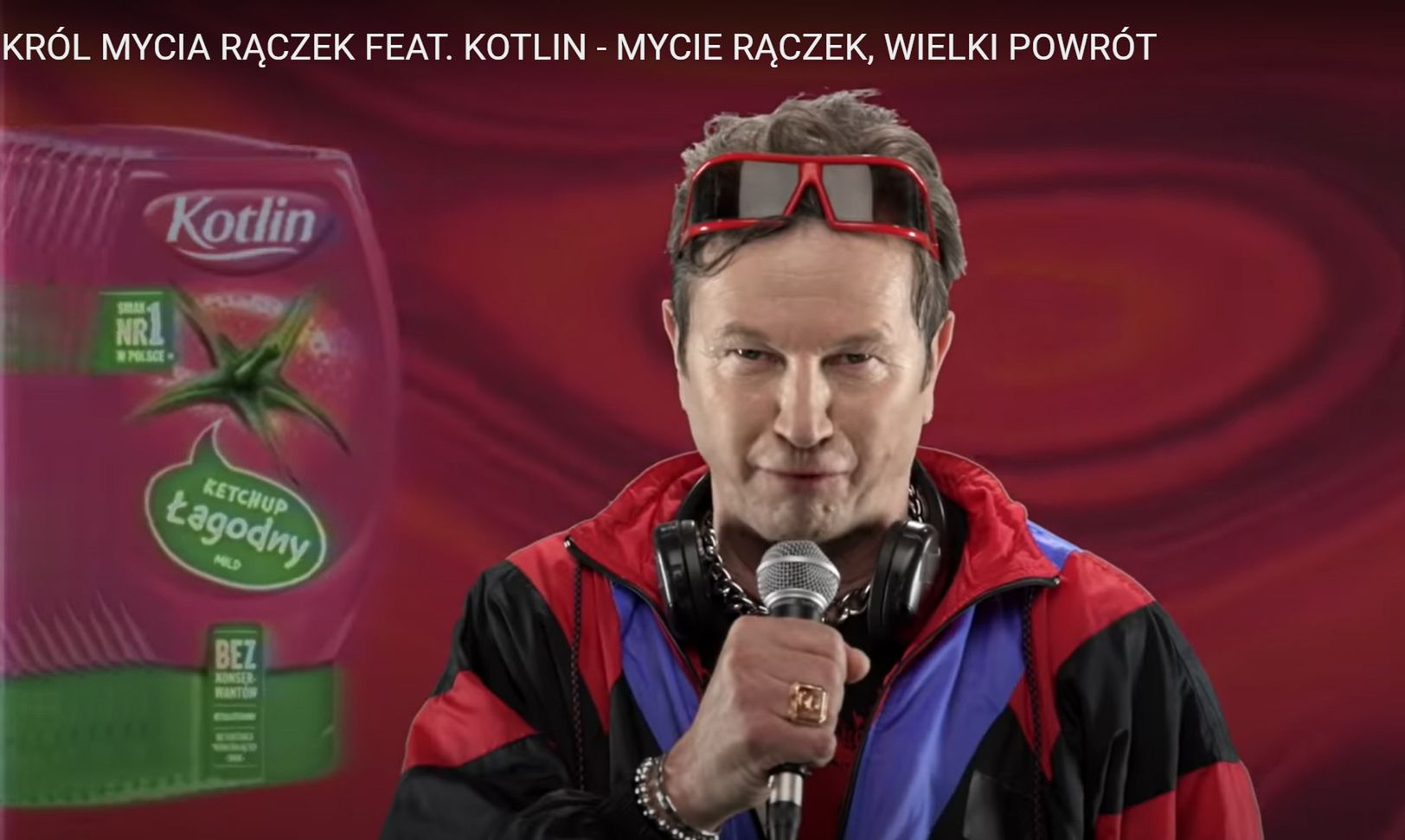 Piotr Cyrwus w reklamie ketchupu