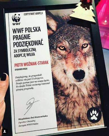 Agnieszka Woźniak-Starak w świątecznej akcji WWF Polska