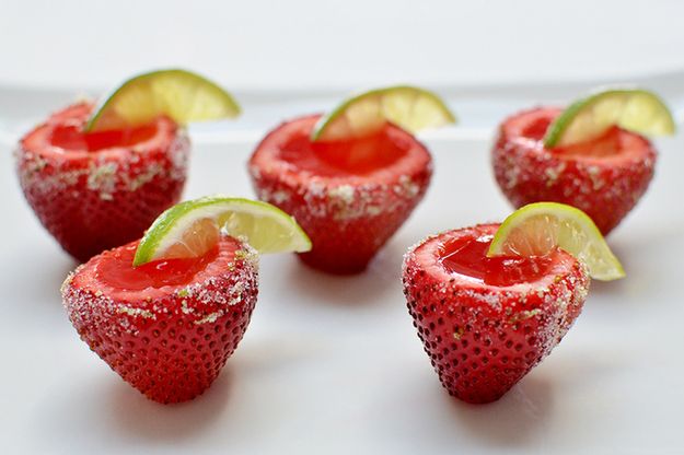 Strawberry Margarita Jello-O-Shots