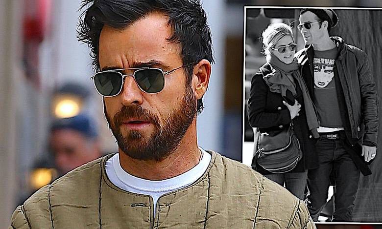 Smutny Justin Theroux samotnie spaceruje po Nowym Jorku. Życie singla raczej mu nie służy
