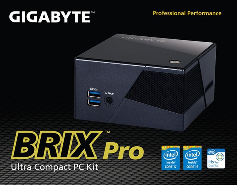 Kompaktowy komputer BRIX Pro od Gigabyte