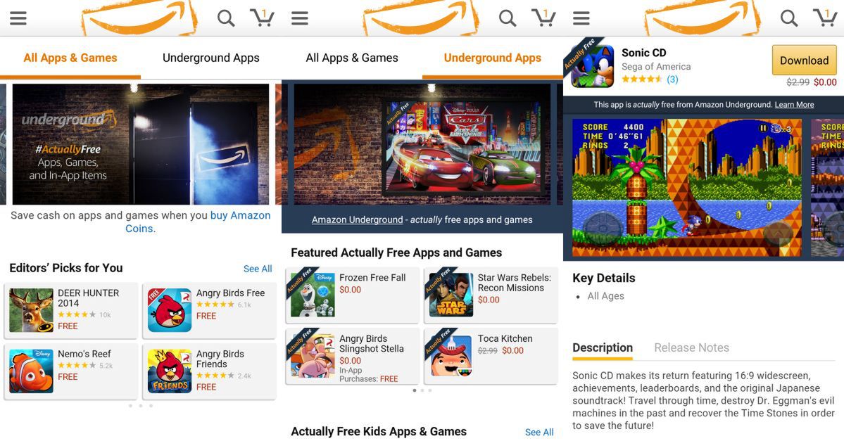 Amazon zaprasza do podziemia po darmowe gry mobilne