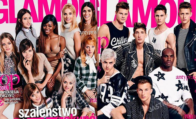 Finaliści Top Model 5 na okładkach Glamour. Tak wygląda cała 14-stka po metamorfozie