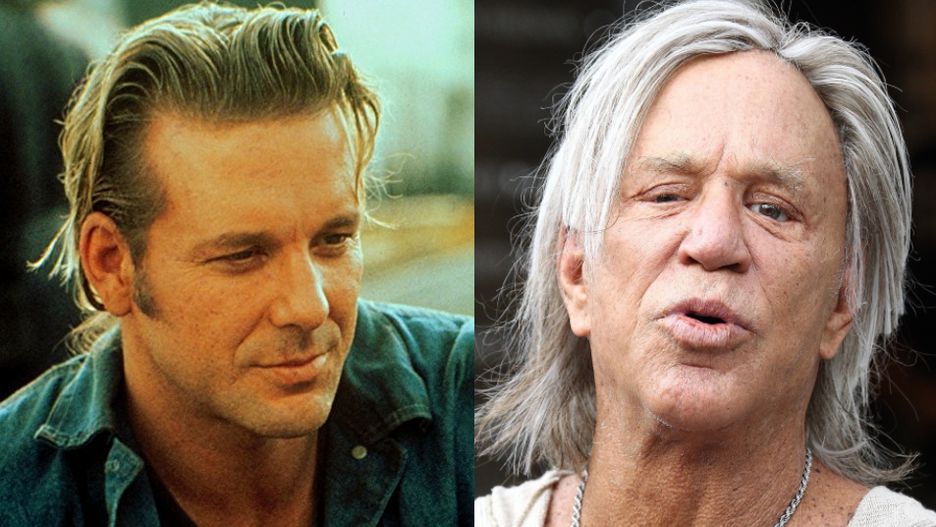 Mickey Rourke kiedyś i dziś