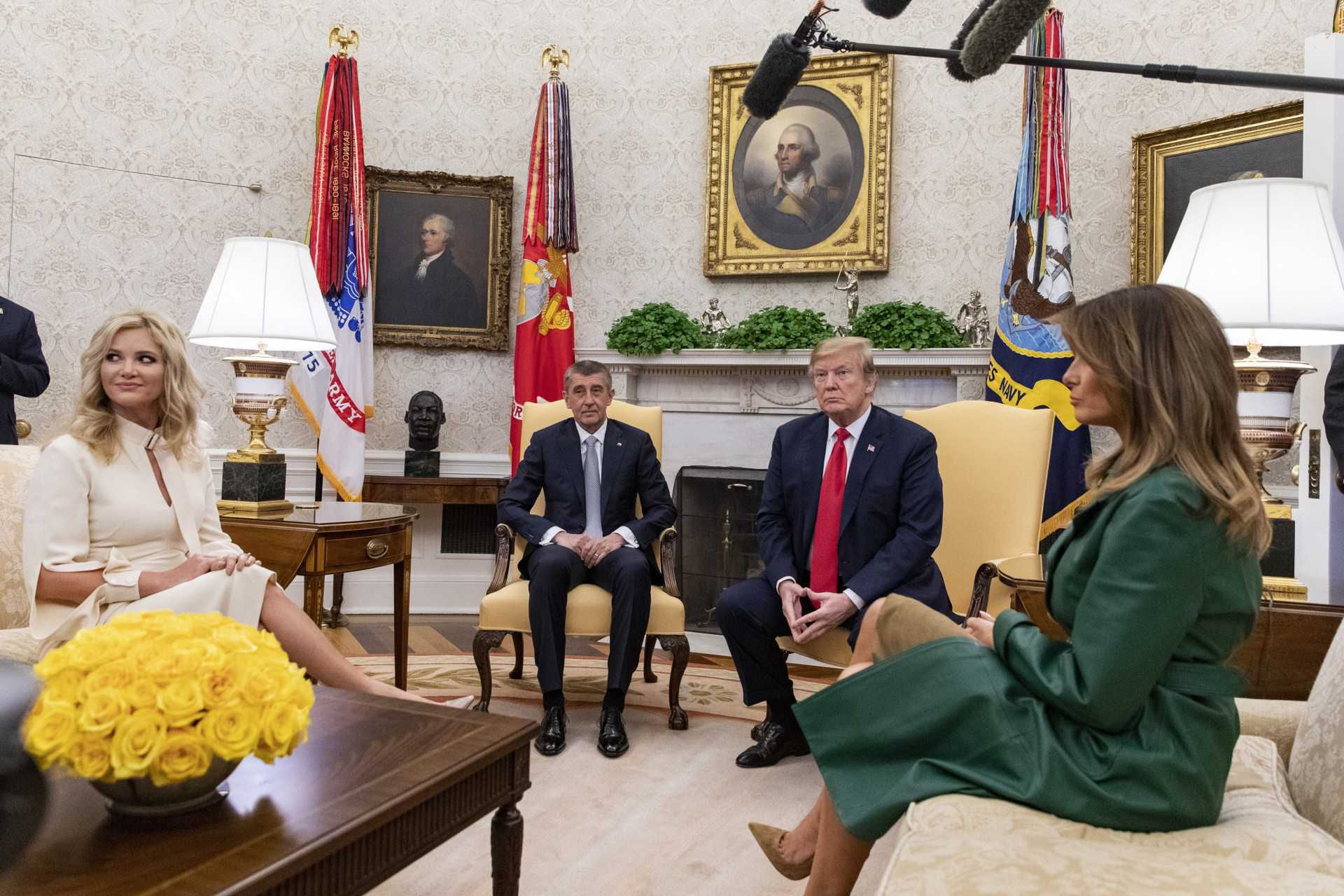 Melania Trump w zielonej sukience prawie jak Anna Lewandowska