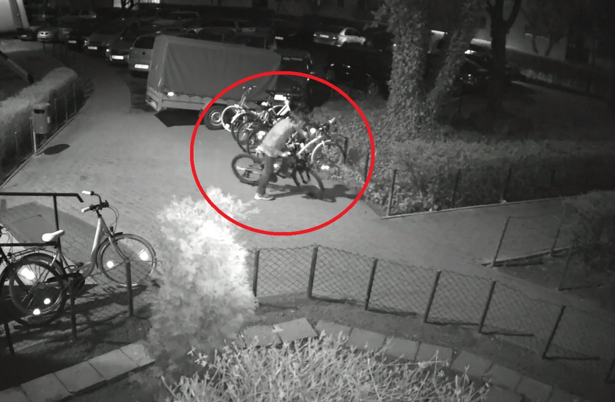 Ukradł rower dziecka na Woli. Nagrały go kamery