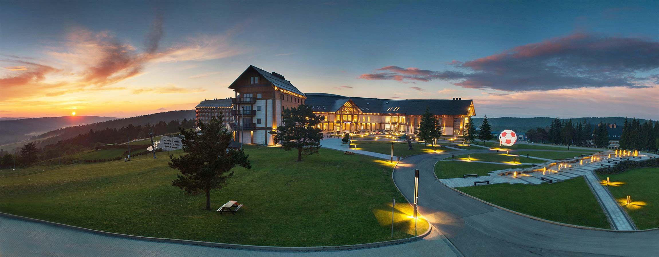 Hotel Arłamów, w którym zatrzymali się piłkarze przed wylotem na Mundial 2018