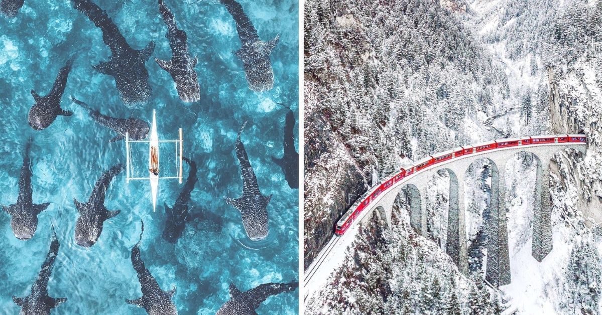 23 czarujące zdjęcia zrobione dronami, dzięki którym poczujesz się jak ptak w przestworzach