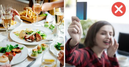 Nigdy nie zachowuj się w restauracji w ten sposób. Narobisz sobie wstydu i zrazisz do siebie obsługę