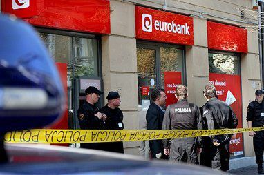 Kolejny napad na bank w centrum Krakowa
