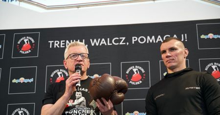 Prezydent Poznania Jacek Jaśkowiak i były mistrz Europy Mateusz Masternak stają do charytatywnej walki