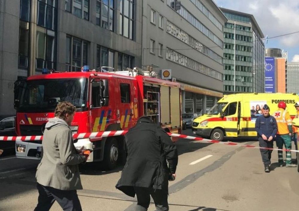 Alarm bombowy w Brukseli. Ewakuowano 40 osób