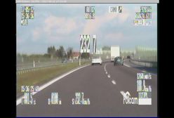 Pirat bez prawa jazdy. Jechał z prędkością ponad 230 km/h