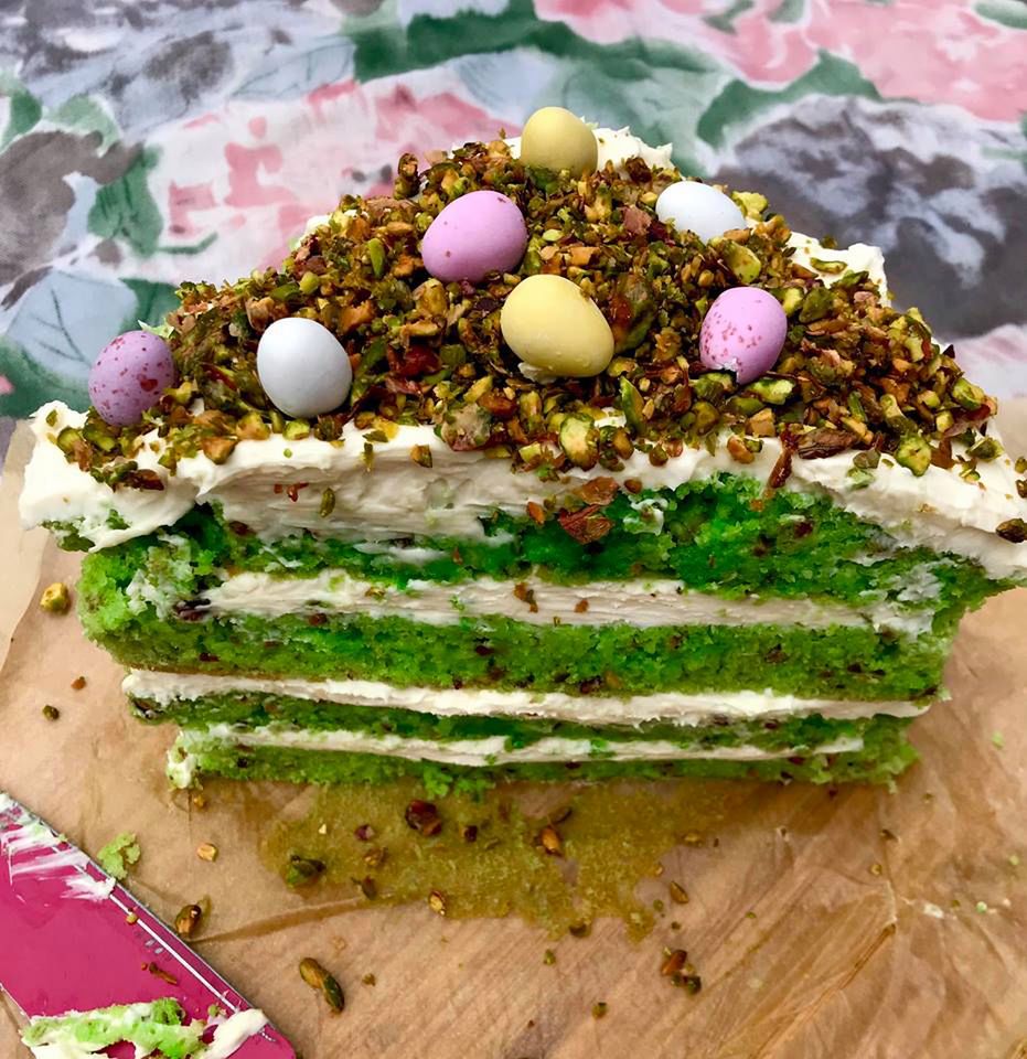 Tort pistacjowy idealny na śniadanie