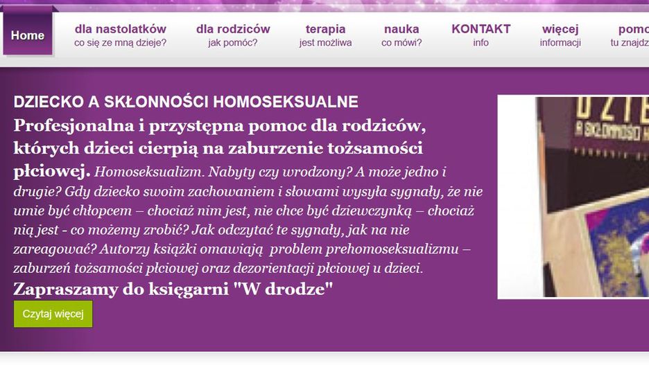 Przekłamania znajdujące się na stronie "homoseksualizm.edu.pl" przyprawiają o zawrót głowy. 