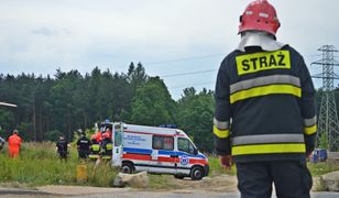 Łupowo. Wypadek na budowie. Strop runął na robotników