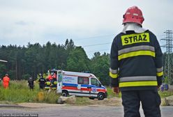 Łupowo. Wypadek na budowie. Strop runął na robotników