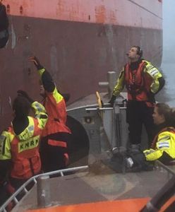 Dramatyczna akcja na Morzu Północnym. Uratowano Polaka