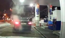 Tankowała i urwała