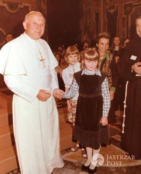 Hanna Lis i Jan Paweł II
